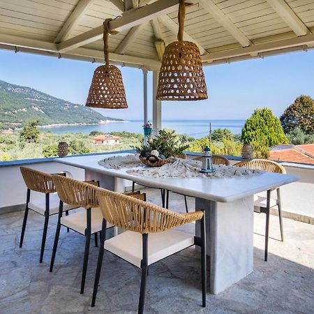 Vista Del Mare Luxury Villa Koinira Extérieur photo